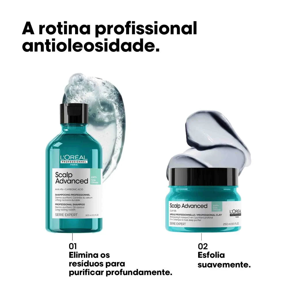 Shampoo Anti-Oleosidade | Scalp Advanced | 300ml | L'Oréal Professionnel