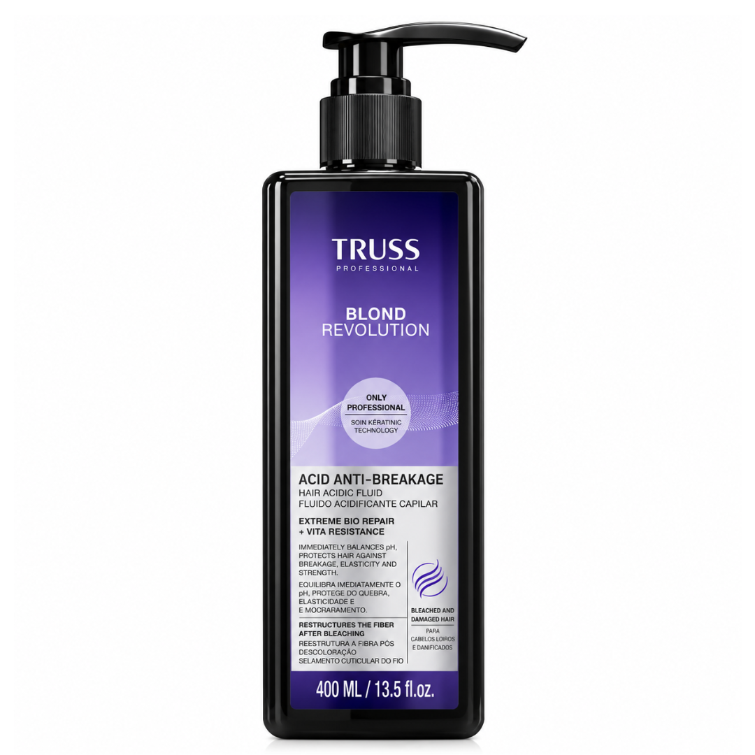 Fluido Acidificante | Acid Anti-Breakage Hair Acidic Fluid | Blond Revolution | 400ml | Truss