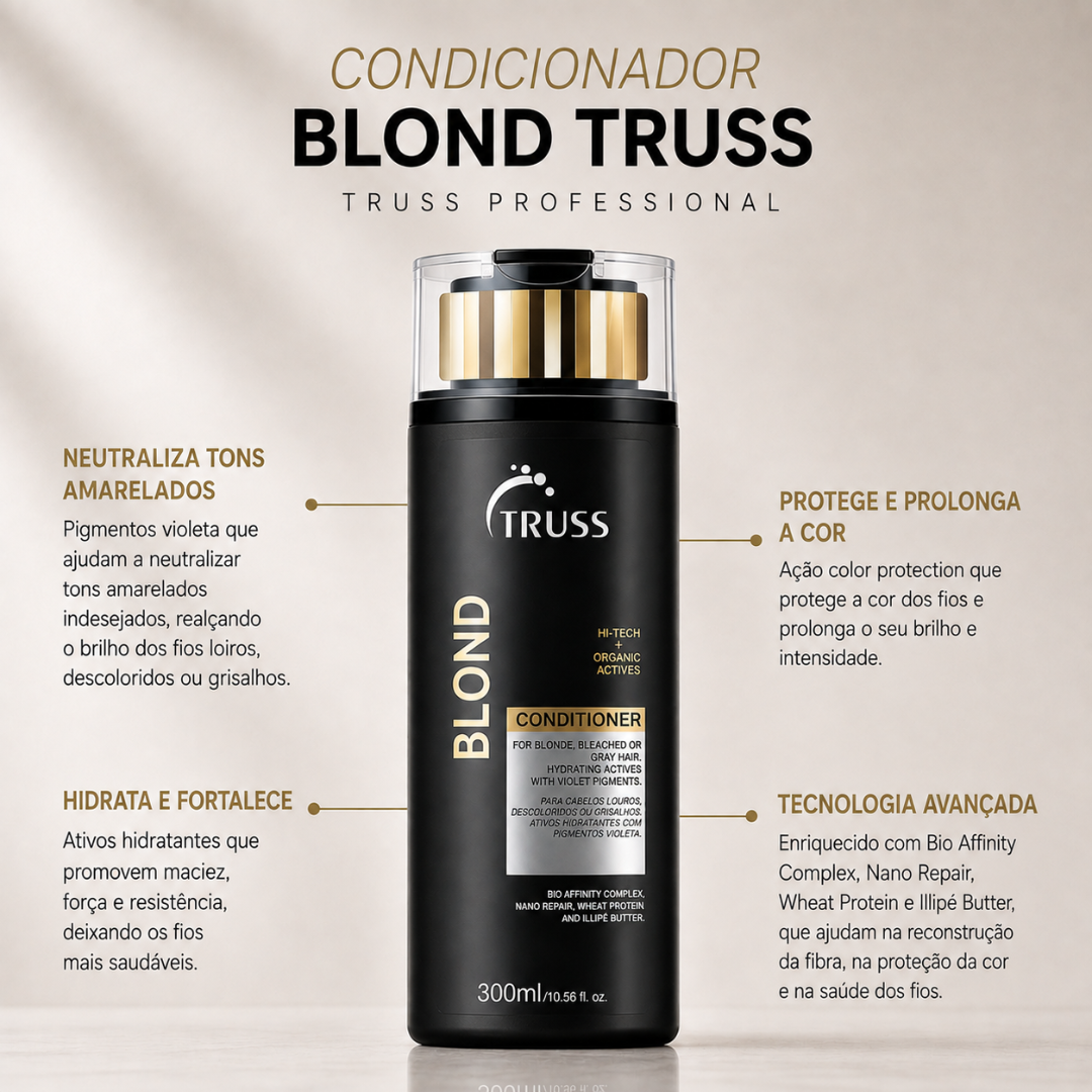 Pack Blond Duo | Shampoo e Condicionador| Truss