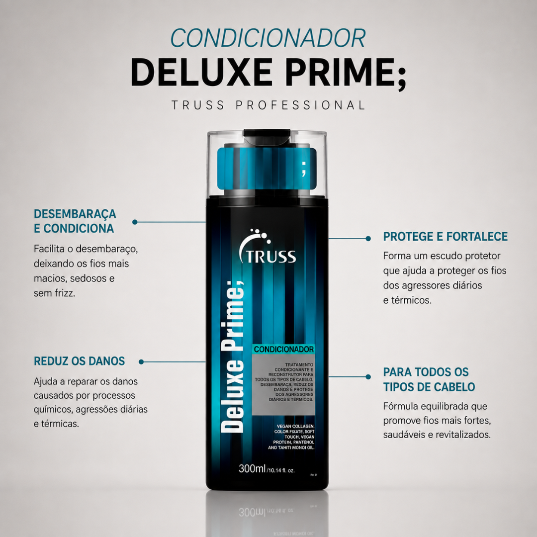 Pack Deluxe Prime Duo | Shampoo e Condicionador | Truss