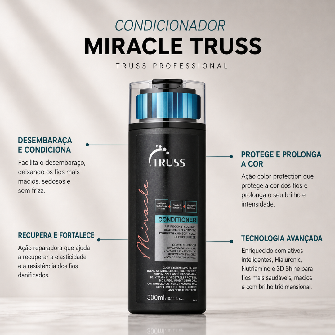 Pack Miracle Duo | Shampoo e Condicionador | Truss