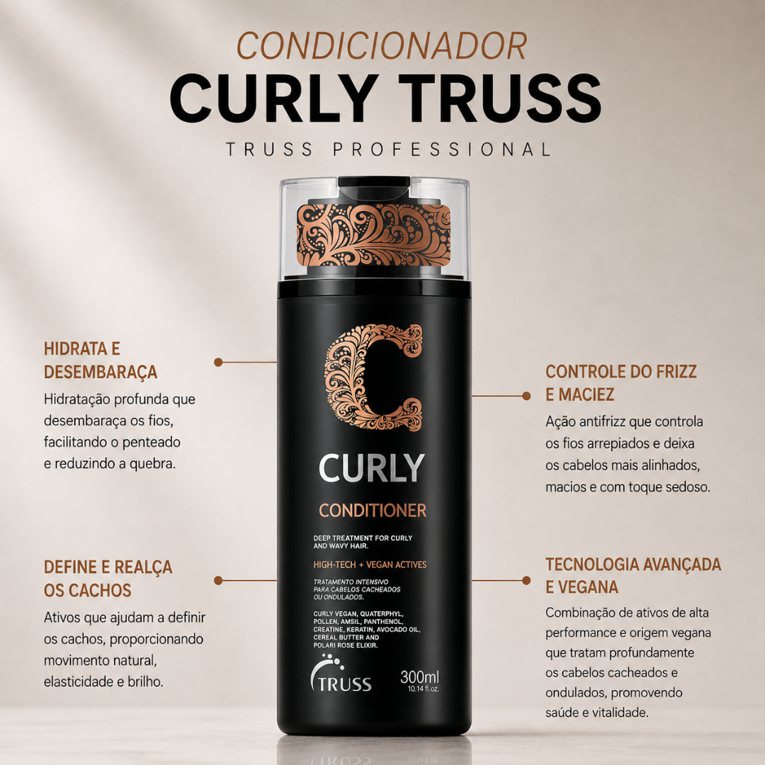 Pack Curly Duo | Shampoo e Condicionador | Truss