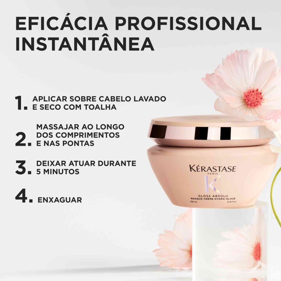 Kit Transformação Hidratante Cabelo Grosso Gloss Absolu | Kérastase