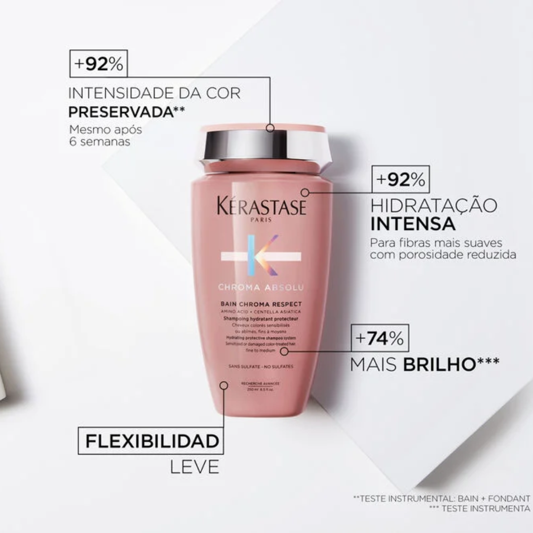 Kit Manutenção de Cor Cabelo Fino Chroma Absolu | Kérastase