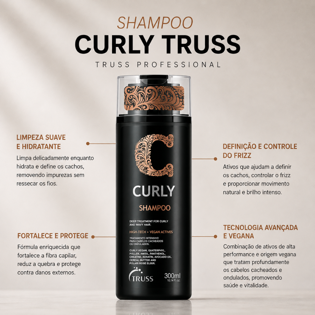 Pack Curly Duo | Shampoo e Condicionador | Truss