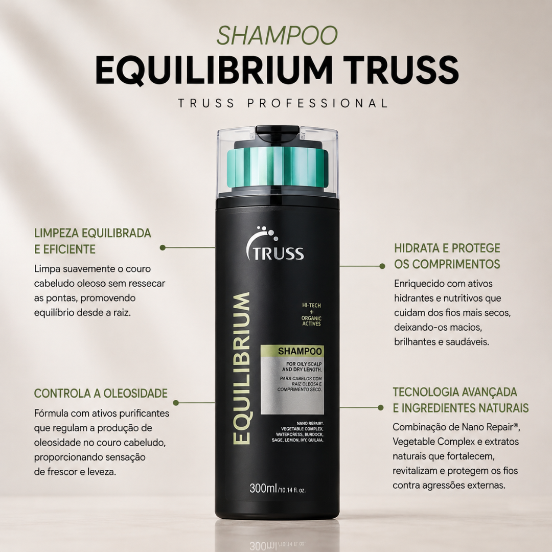 Pack Equilibrium Duo | Shampoo e Condicionador | Truss