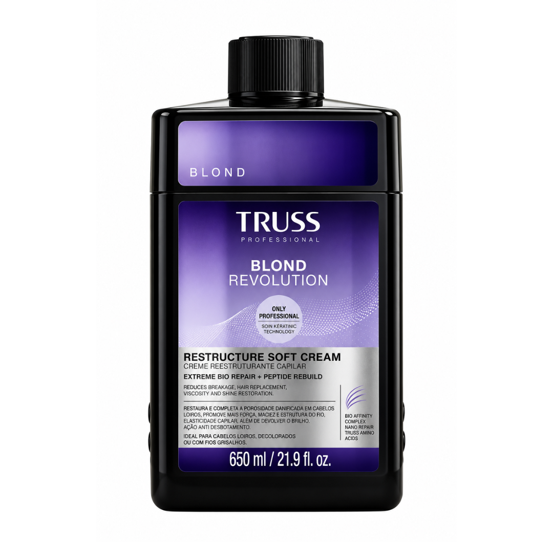 Creme Reestruturante | Restructure Soft Cream | Blond Revolution | 650ml | Truss