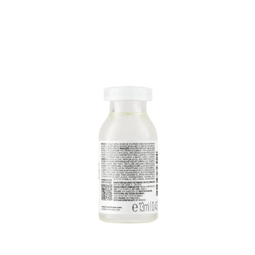 Ampola de Nutrição | Blonde Oil Power Dose | Blonde Oil | 13ml | Braé