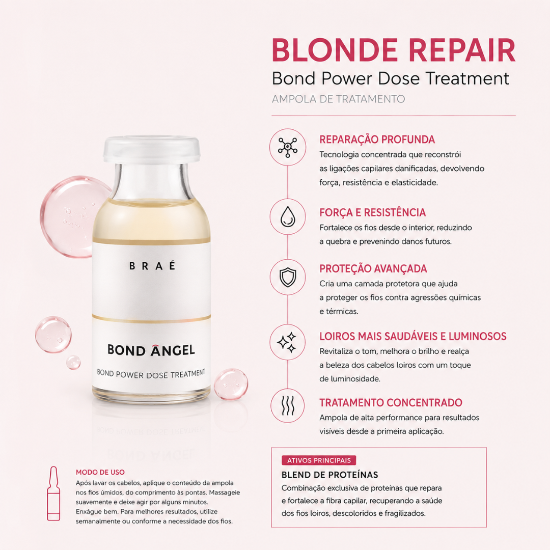 Pack Blonde Repair Bond Angel Completo | Braé