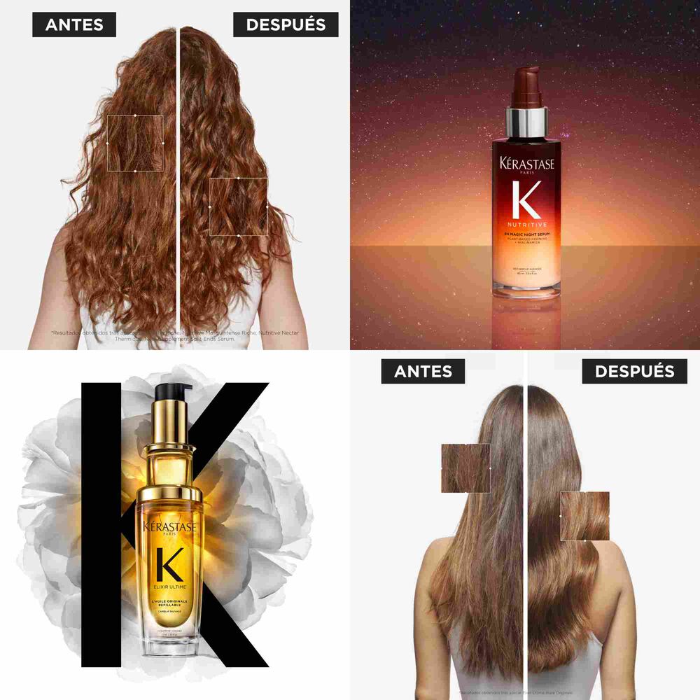 Coffret Xmas 2026 Elixir Ultime + 8H Night Serum Dúo | Kérastase