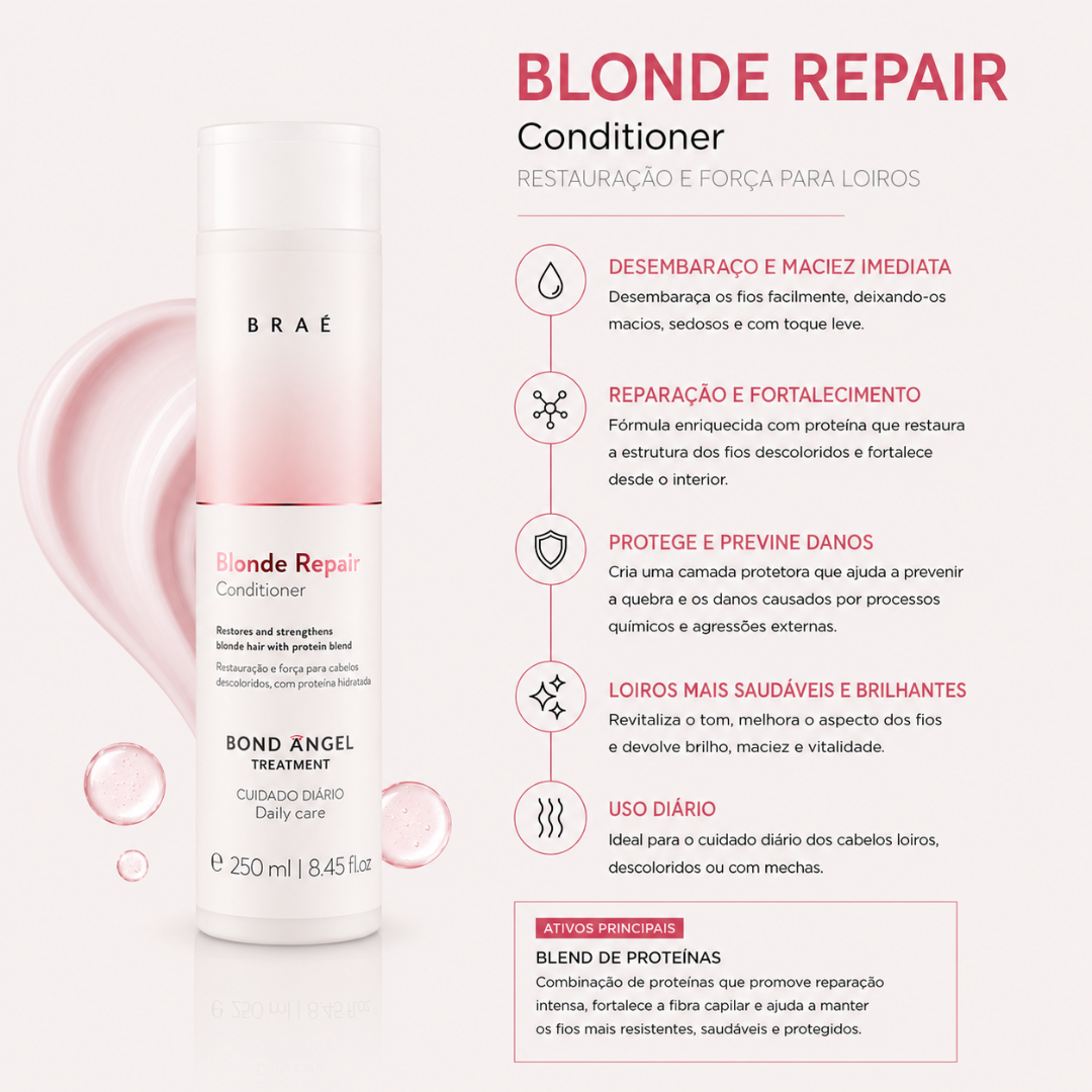 Pack Blonde Repair Bond Angel Completo | Braé