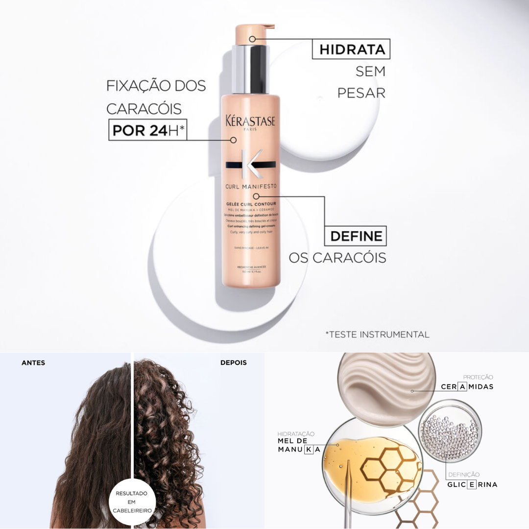 Gel-Creme für Locken | Gelée Curl Contour | Curl Manifesto | 150ml | Kérastase