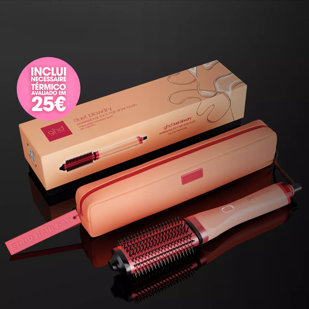 GHD Duet Blowdry Sun-Kissed Peach – Escova Secadora 2 em 1 Edição Limitada