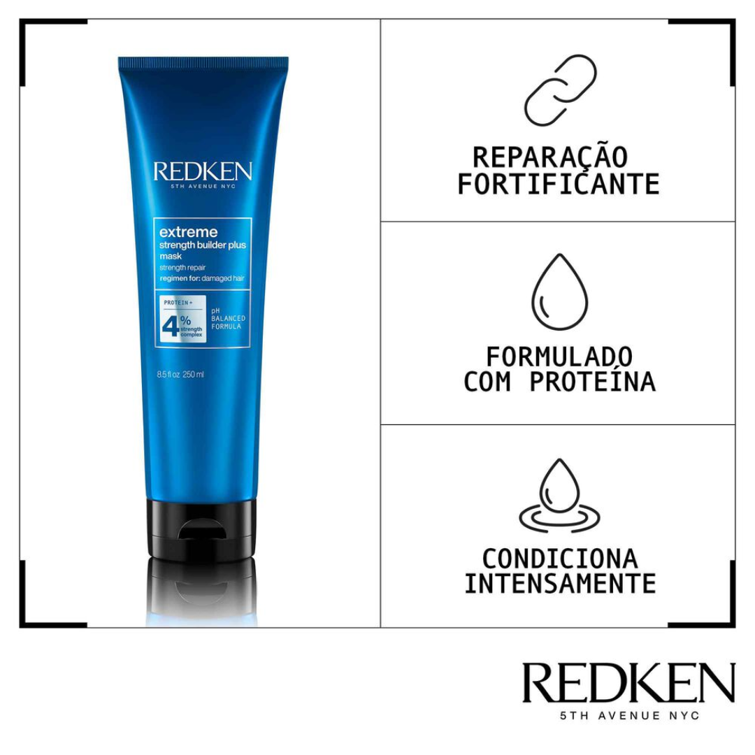 Máscara Extreme Strength Builder Plus | Extreme | 250ml | Redken