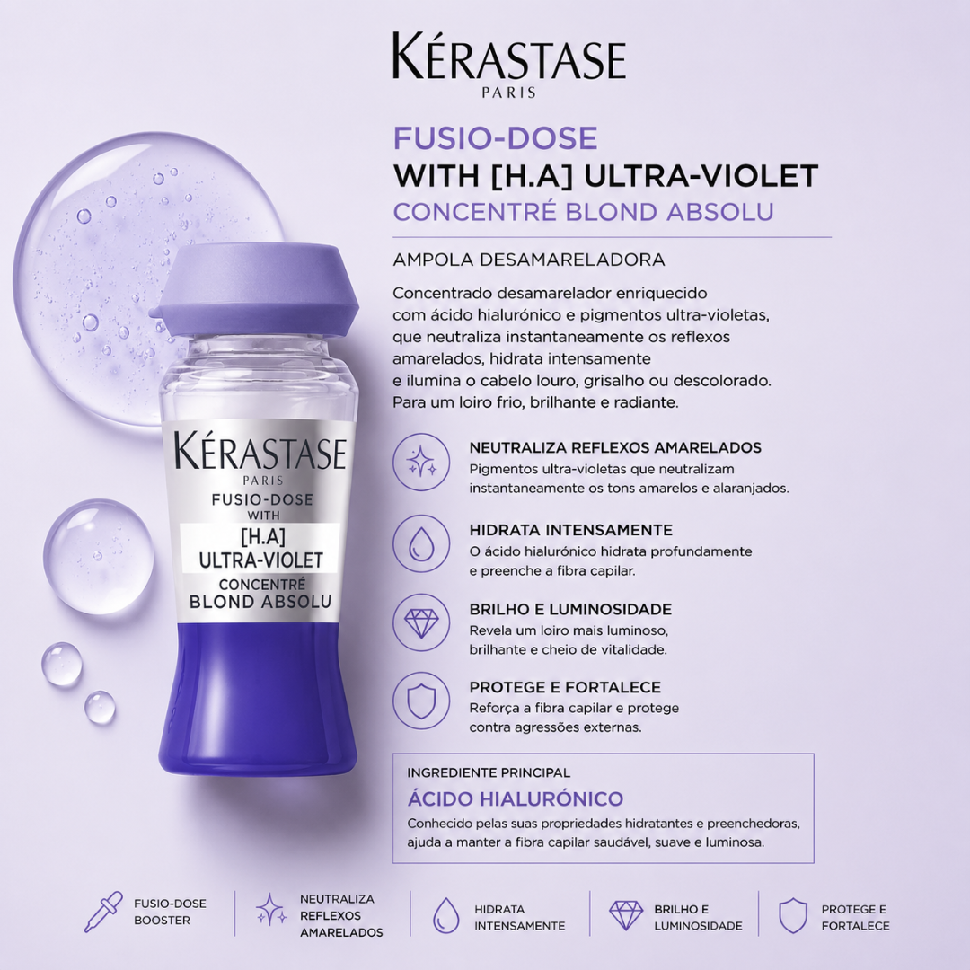 Concentré Blond Absolu | Fusio-Dose Ultra-Violet [H.A] | Fusio-Dose | Kérastase