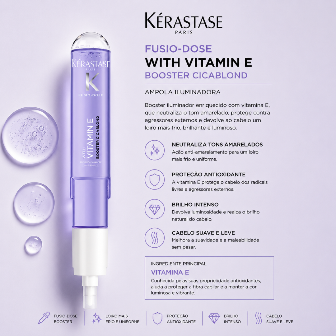 Booster Cicablond | Fusio-Dose Vitamin E | Fusio-Dose | 120ml | Kérastase
