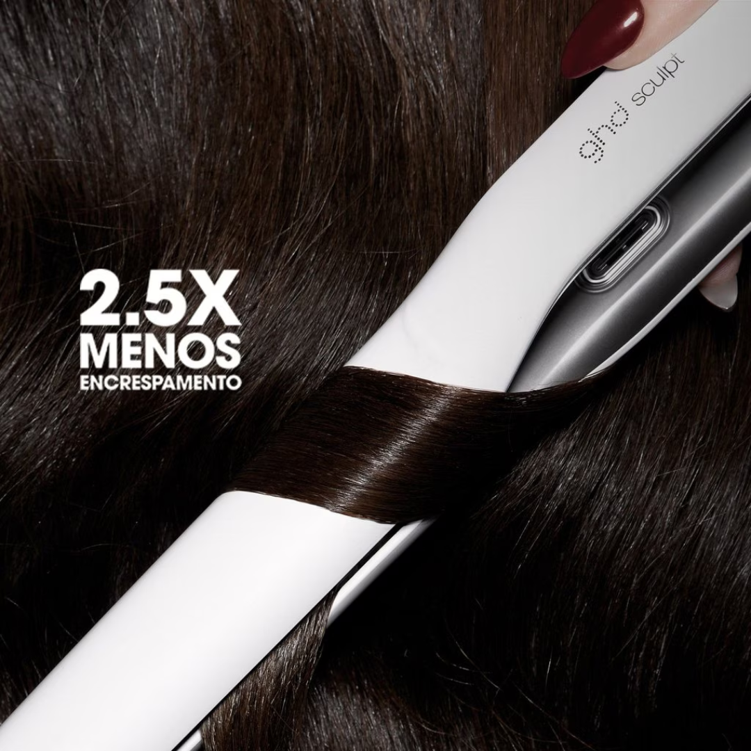 Prancha de Cabelo Interativa ghd Sculpt | Branca | ghd