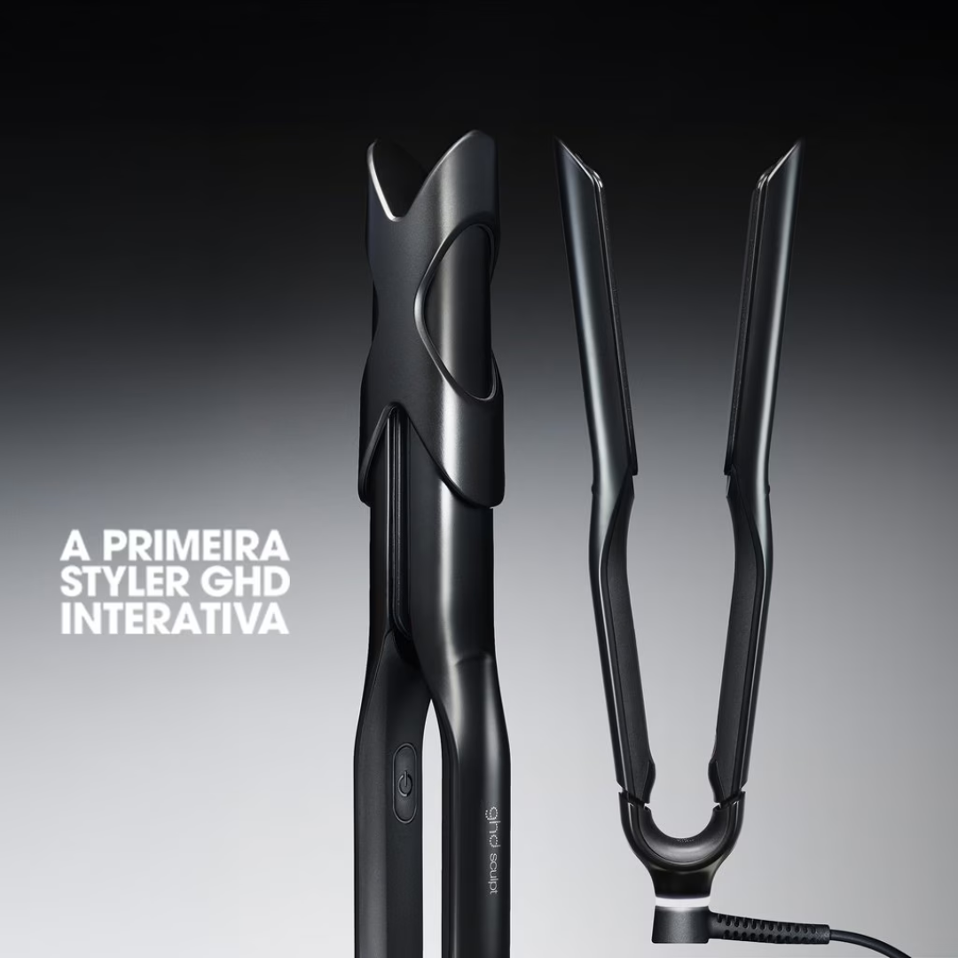 Prancha de Cabelo Interativa ghd Sculpt | Preta | ghd