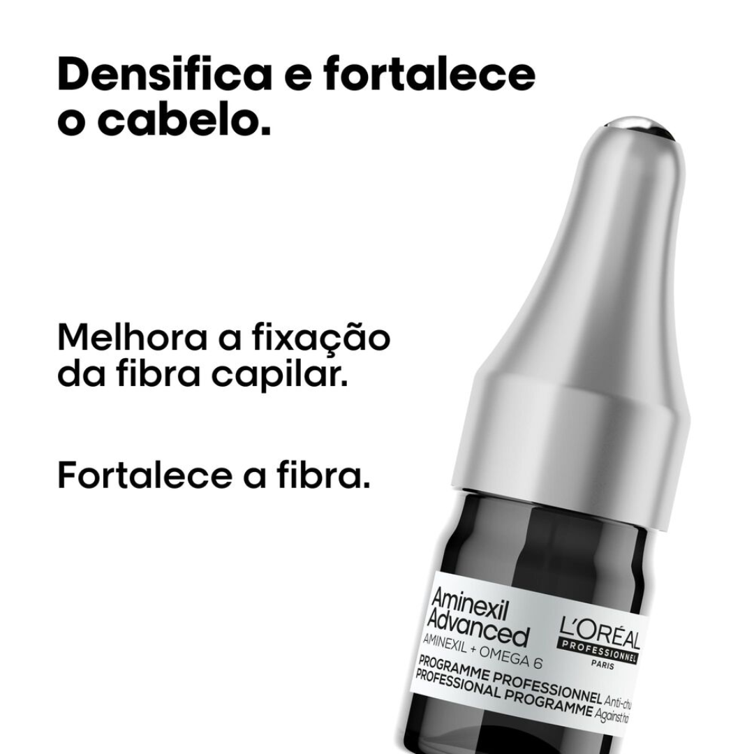 Kit Antiqueda | Aminexil Advanced + Serioxyl Advanced Shampoo | Serie Expert | L'Oréal Professionnel