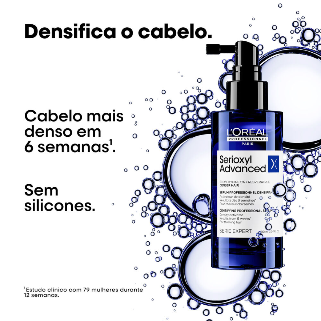 Kit Antiqueda | Serioxyl Advanced Sérum + Shampoo Densificadores | Serie Expert | L'Oréal Professionnel