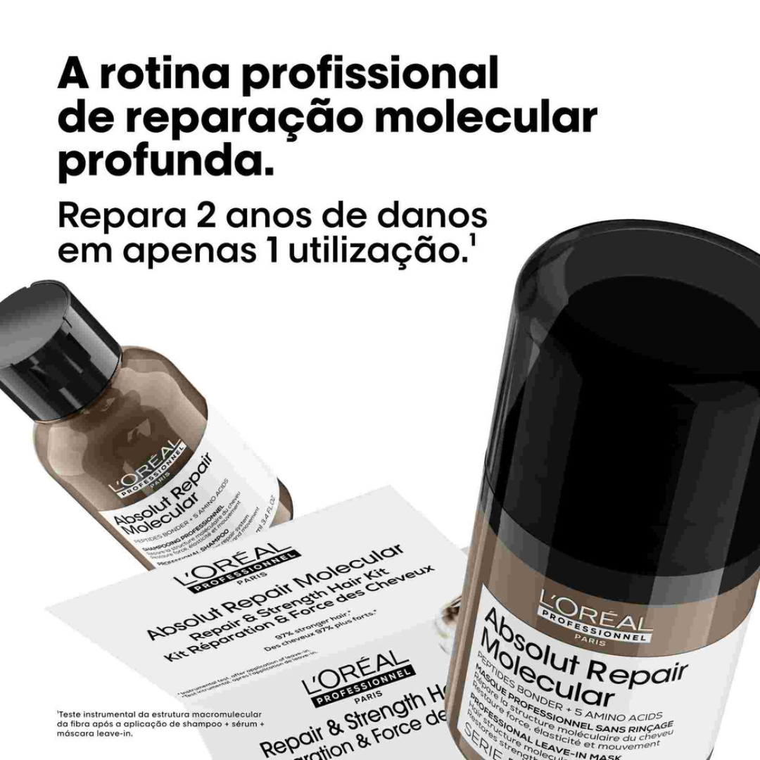 Kit Viagem Fortificante | Absolut Repair Molecular | L'Oréal Professionnel