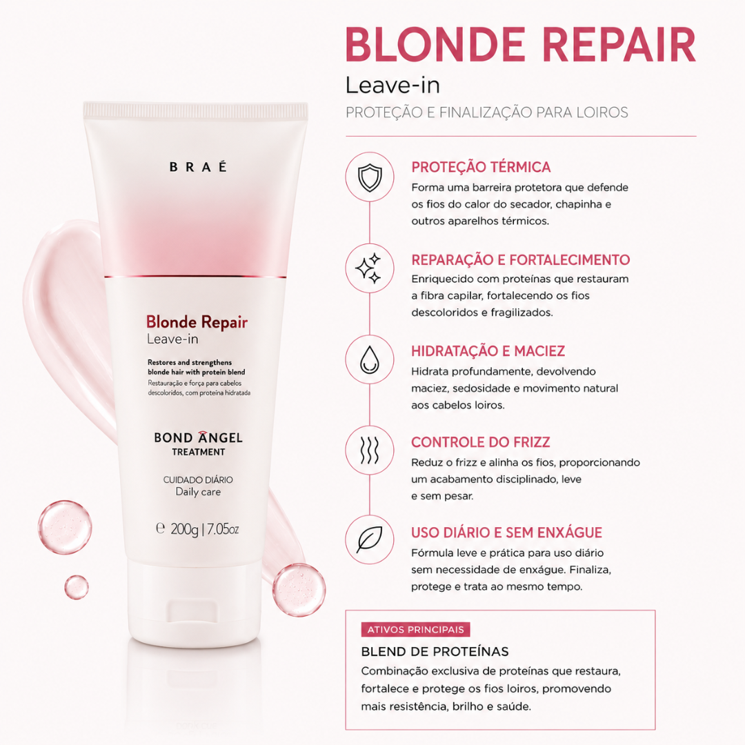 Pack Blonde Repair Bond Angel Completo | Braé