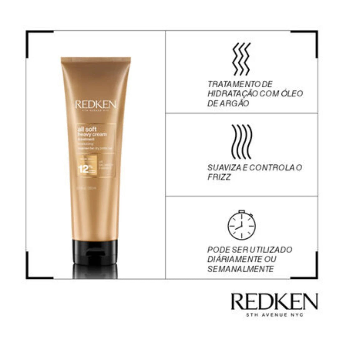 Máscara | Heavy Cream Treatment | All Soft | 250ml | Redken