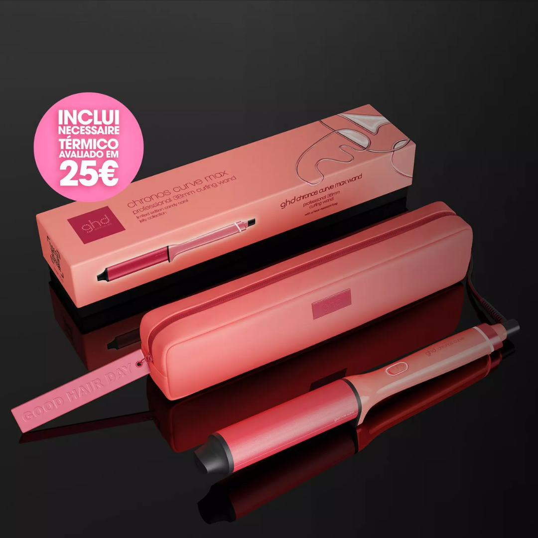 GHD Chronos Curve Max Candy Coral – Modelador Profissional Edição Limitada