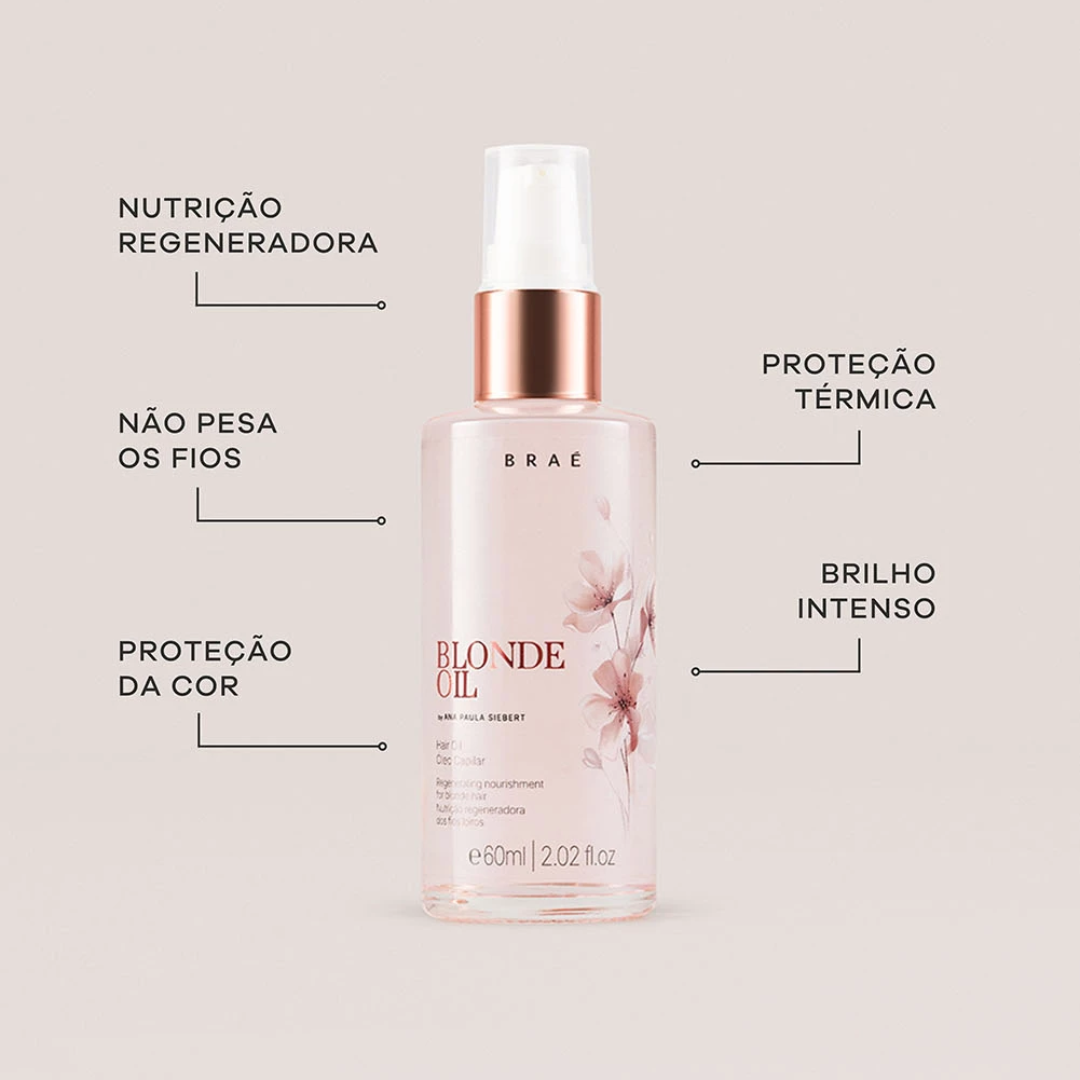 Óleo Capilar | Blonde Oil Hair Oil | Blonde Oil | 60ml | Braé