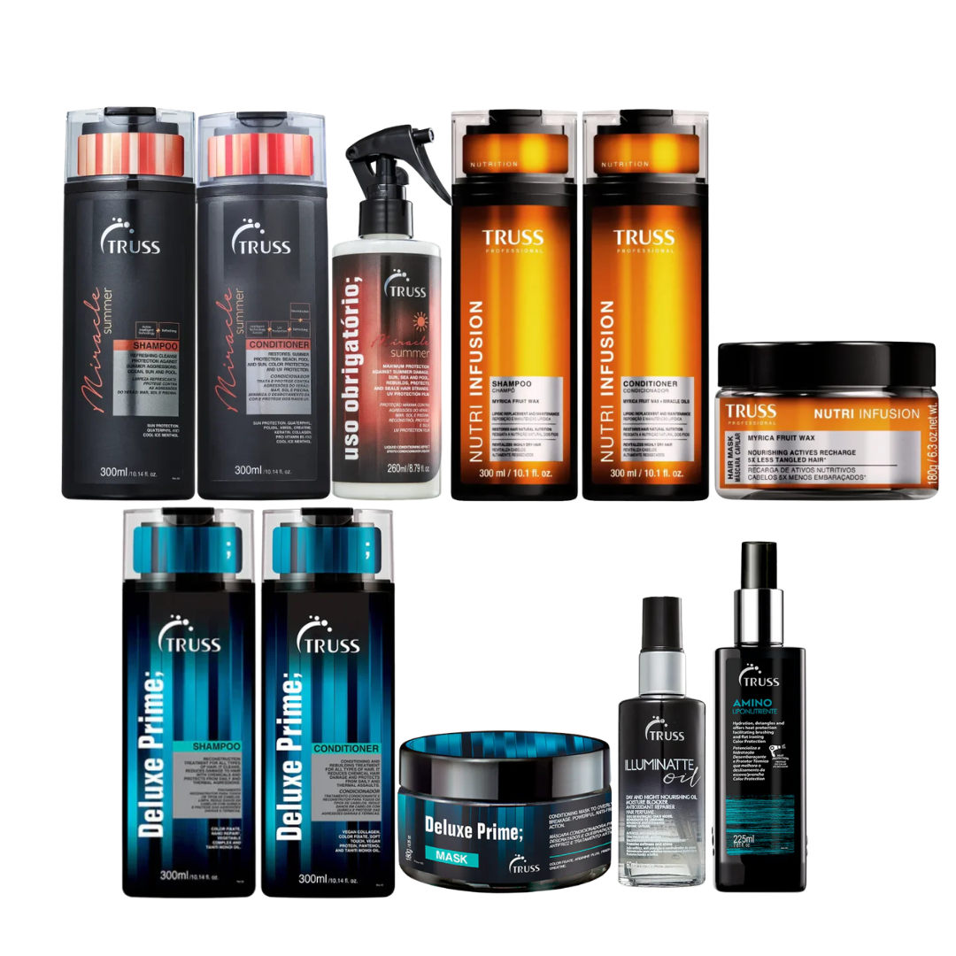 Pack Cronograma Capilar Completo | Truss Professional