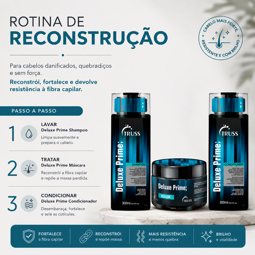 Pack Cronograma Capilar Completo | Truss Professional