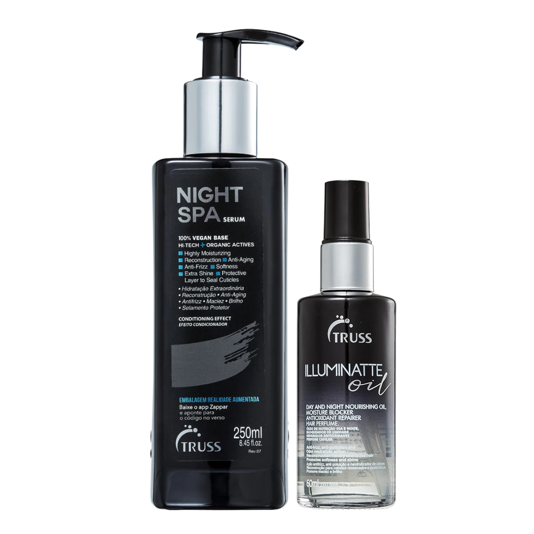Pack Noturno | Night Spa Serum + Illuminatte Oil | Night Spa | Truss Professional