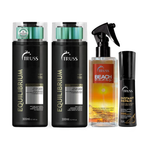 Pack Equilibrium | Equilibrium Shampoo + Conditioner + Beach Waves + Instant Repair | Equilibrium | Truss Professional