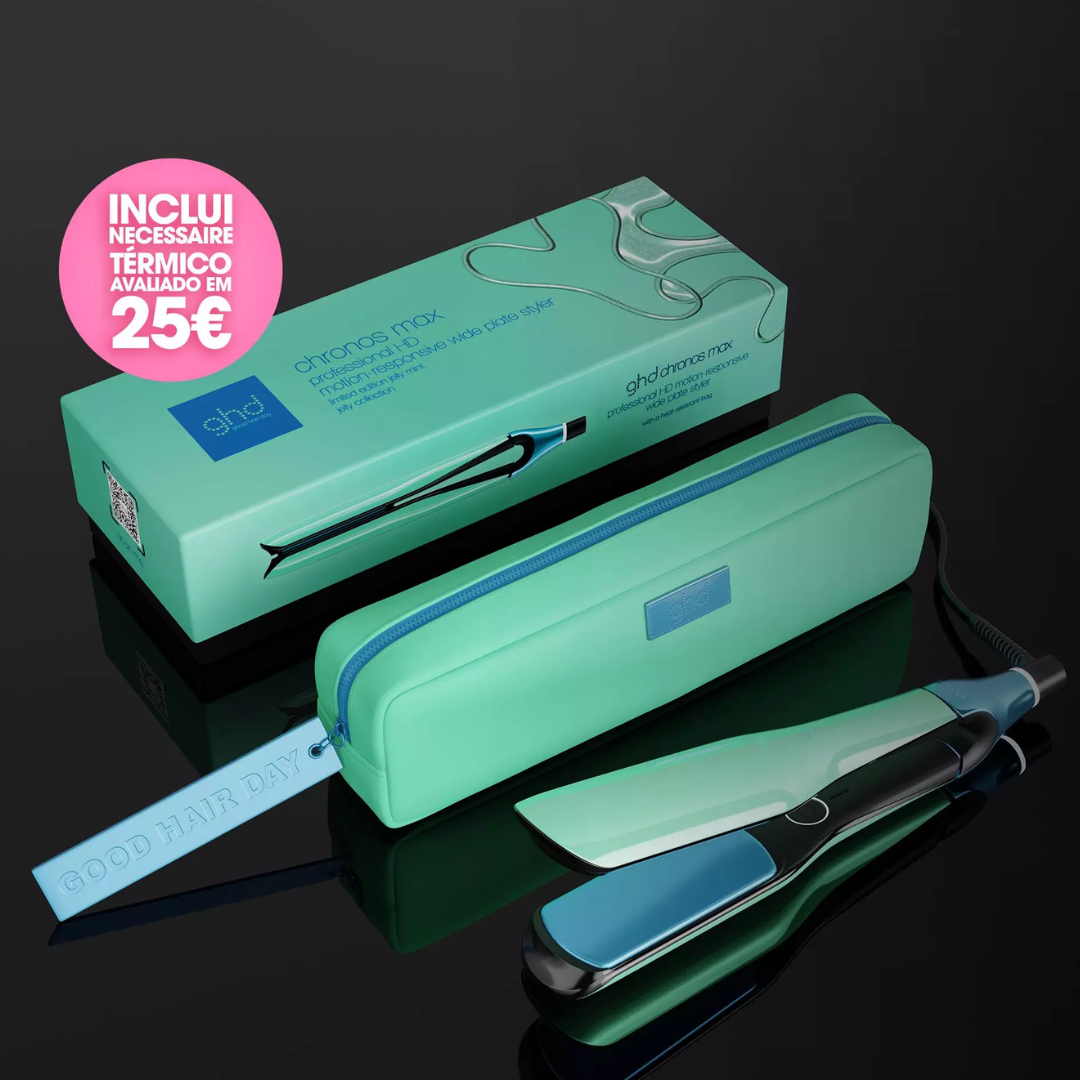 GHD Chronos Max Jelly Mint – Prancha de Cabelo Profissional Edição Limitada