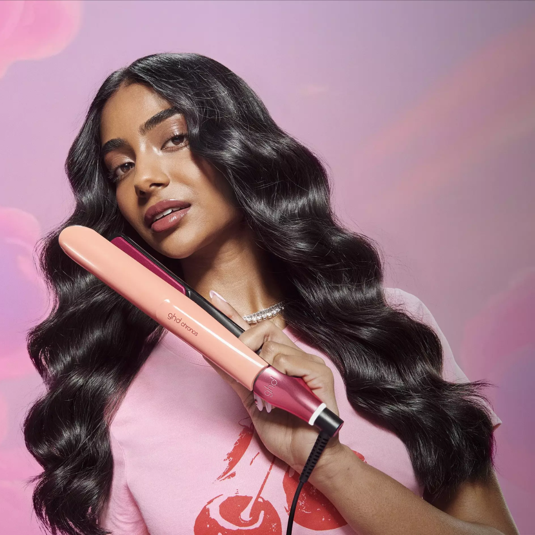 GHD Chronos Sun-Kissed Peach – Prancha de Cabelo Profissional Edição Limitada