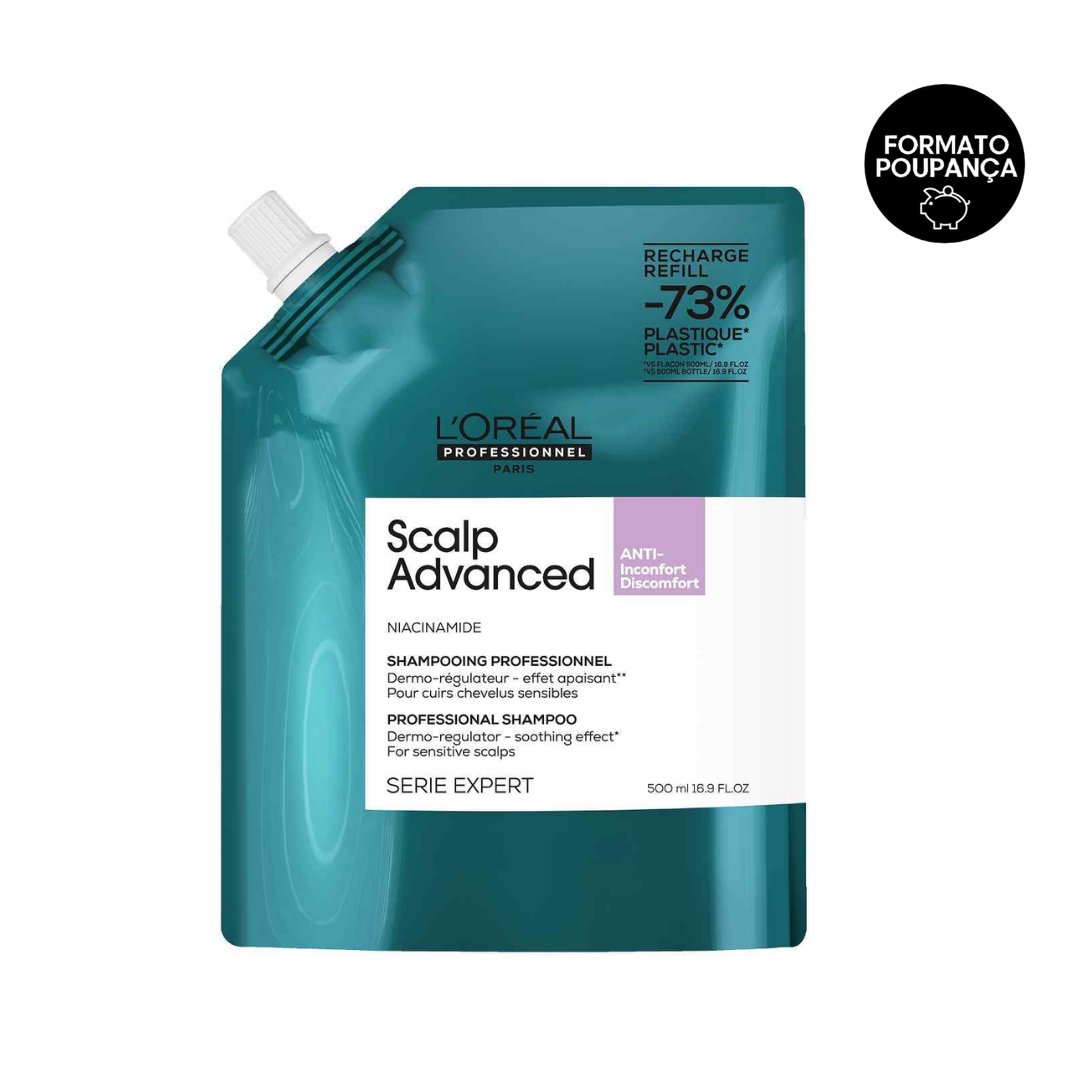 Shampoo Recarga | Scalp Advanced Anti-Disnconfort | 500ml | L'Oréal Professionnel