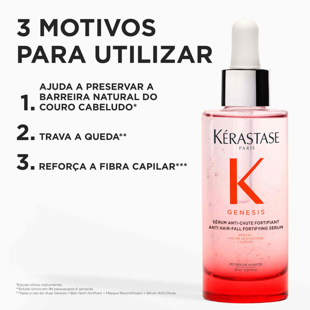 Sérum Antiqueda | Sérum Anti-Chute Fortifiant | Genesis | 90ml | Kérastase