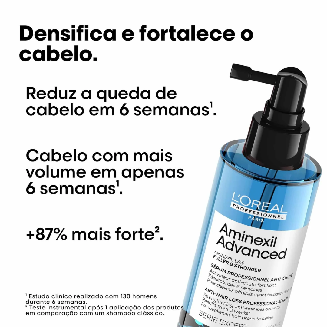 Spray Sérum anti-queda | Aminexil Advanced | 90ml | L'Oréal Professionnel