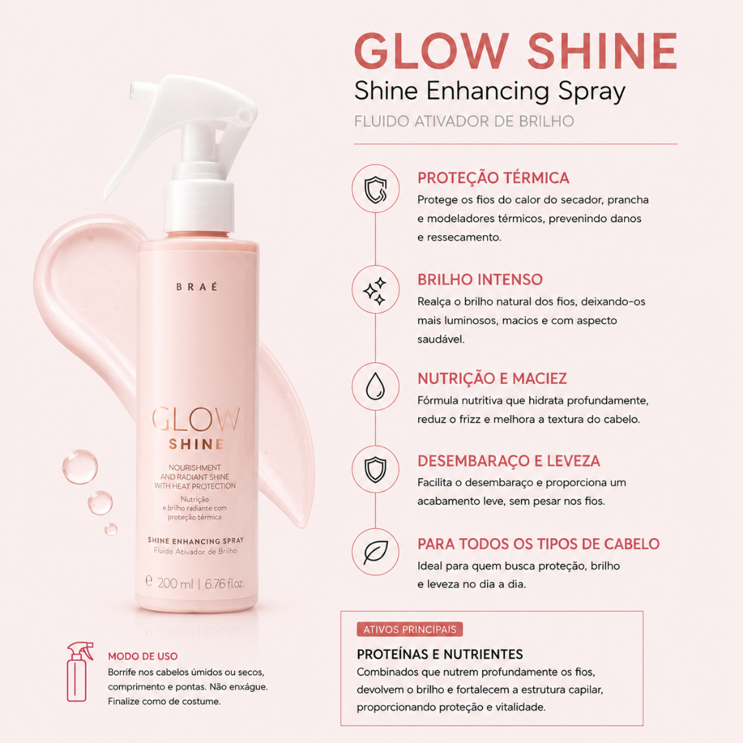 Pack Glow Shine Completo | Braé